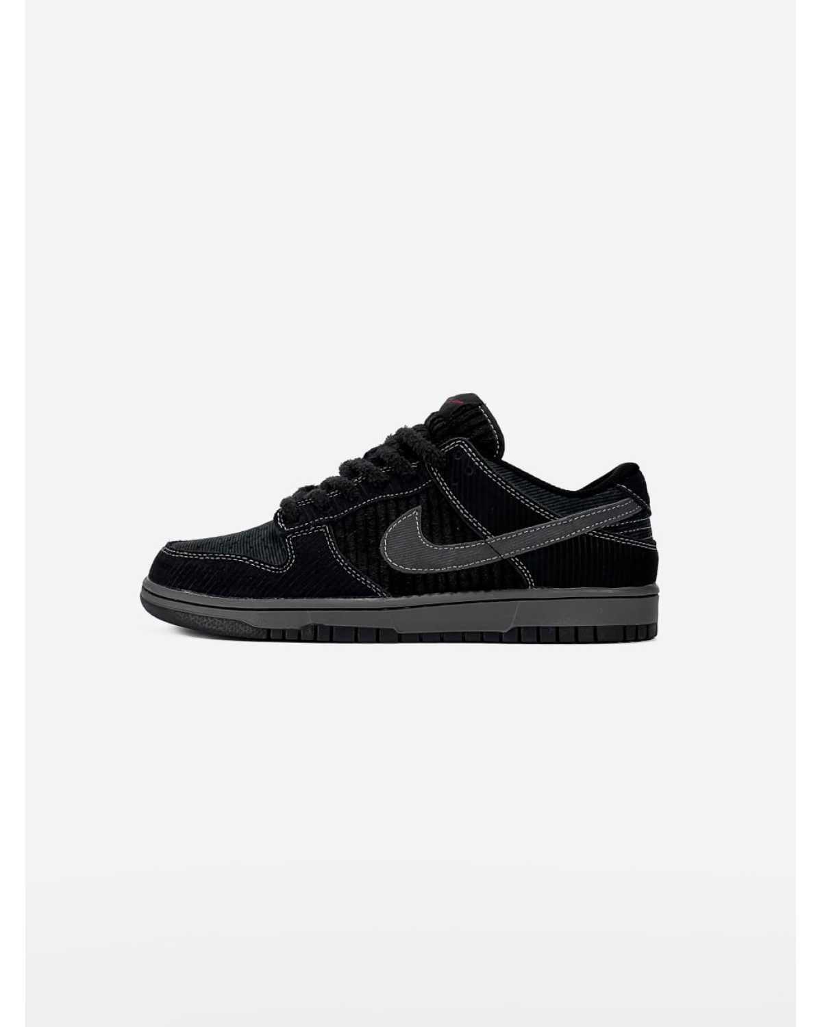 Nike Dunk Low Triple Black Corduroy
