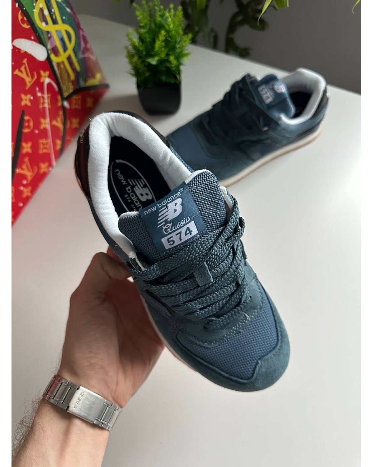 New Balance 574 Dark Blue