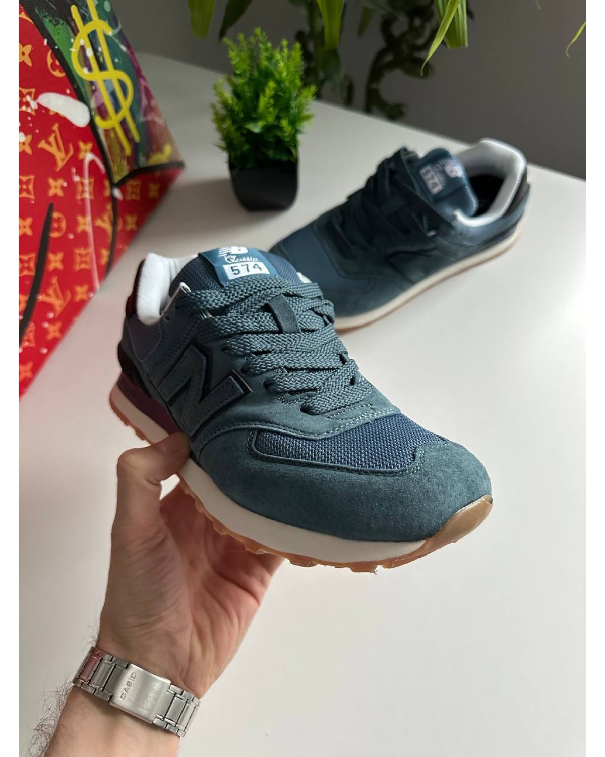 New Balance 574 Dark Blue