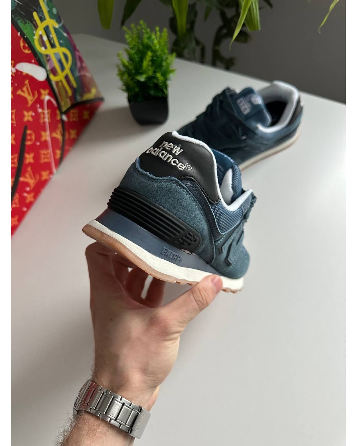 New Balance 574 Dark Blue