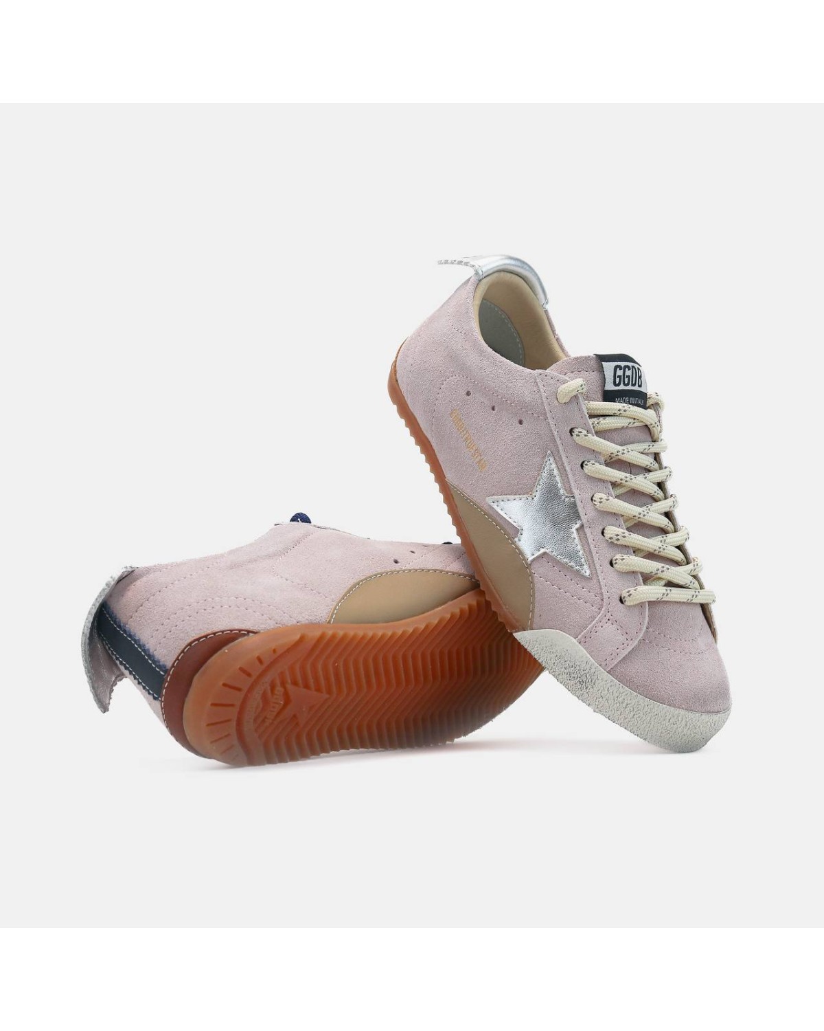 Golden Goose True Star Pink White