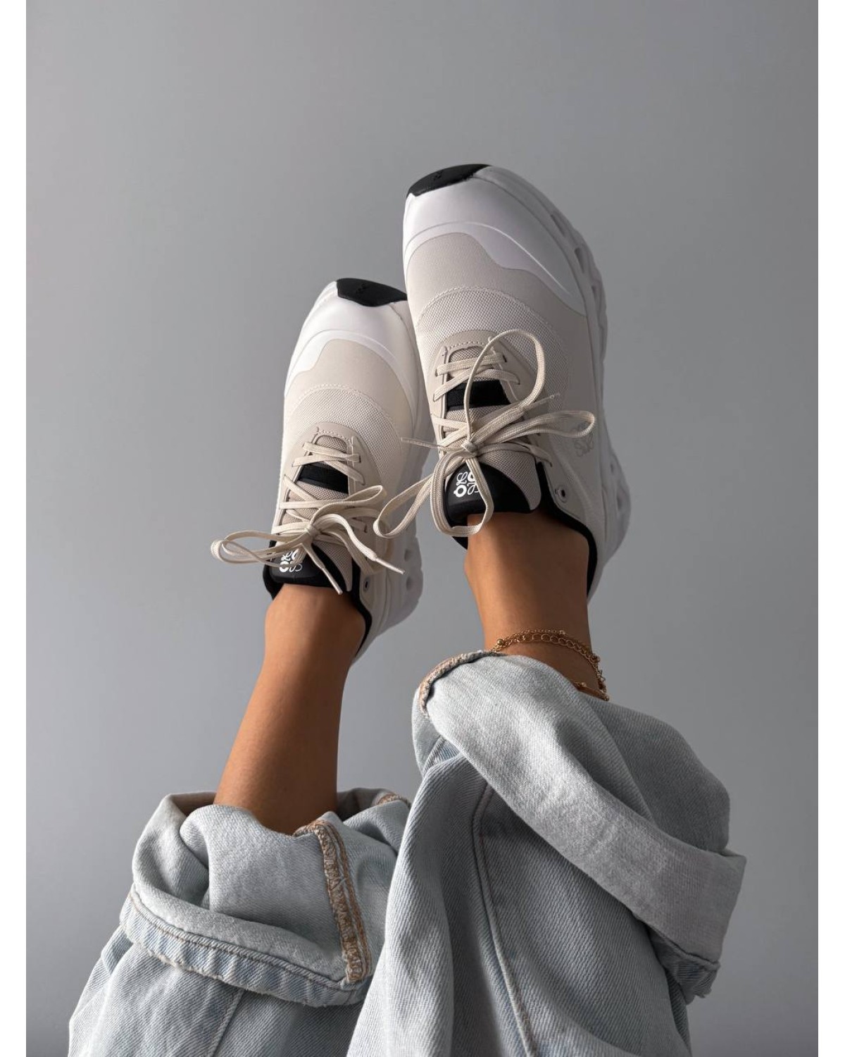 Loewe x ON Cloudfit Sand White