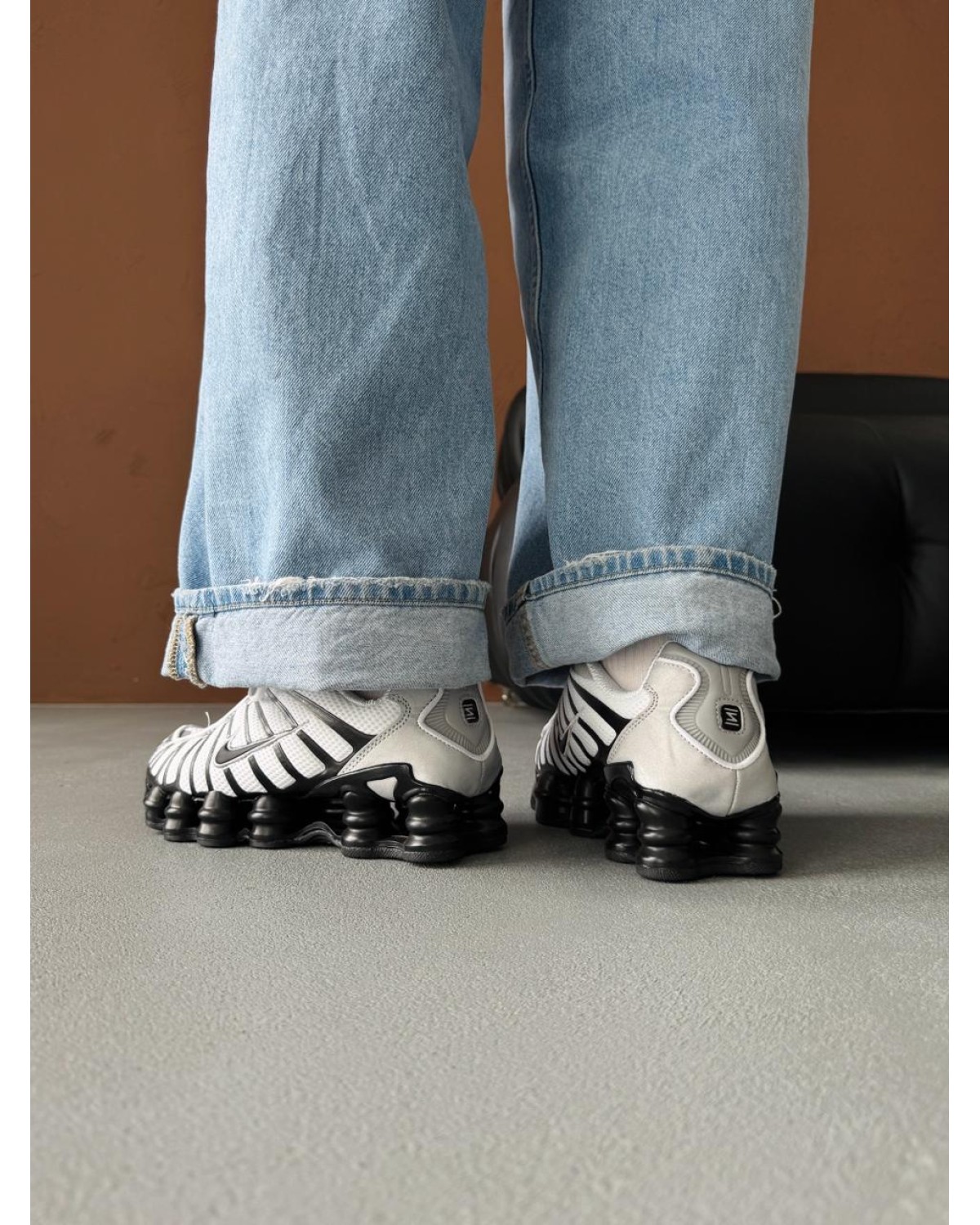 Nike Shox TL Metallic Silver/Wolf Grey