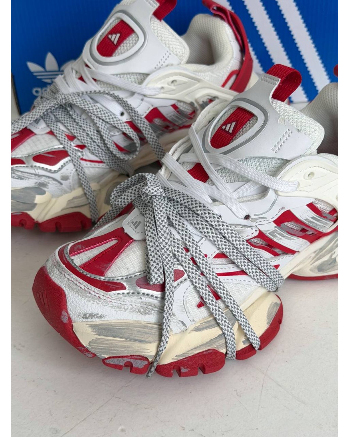 Adidas Vento XLG Deluxe White/Red