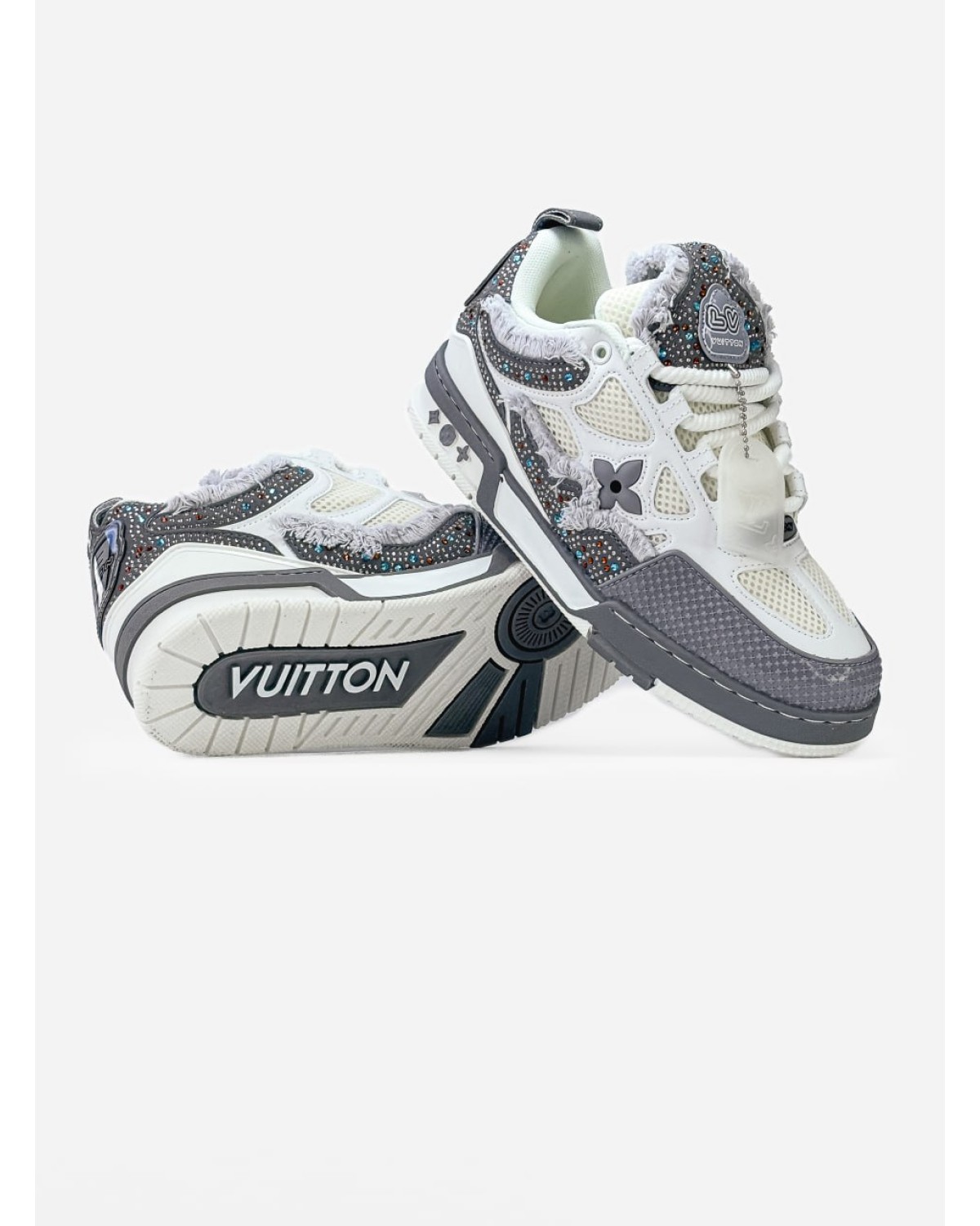 Louis Vuitton Skate White Swarovski Crystals
