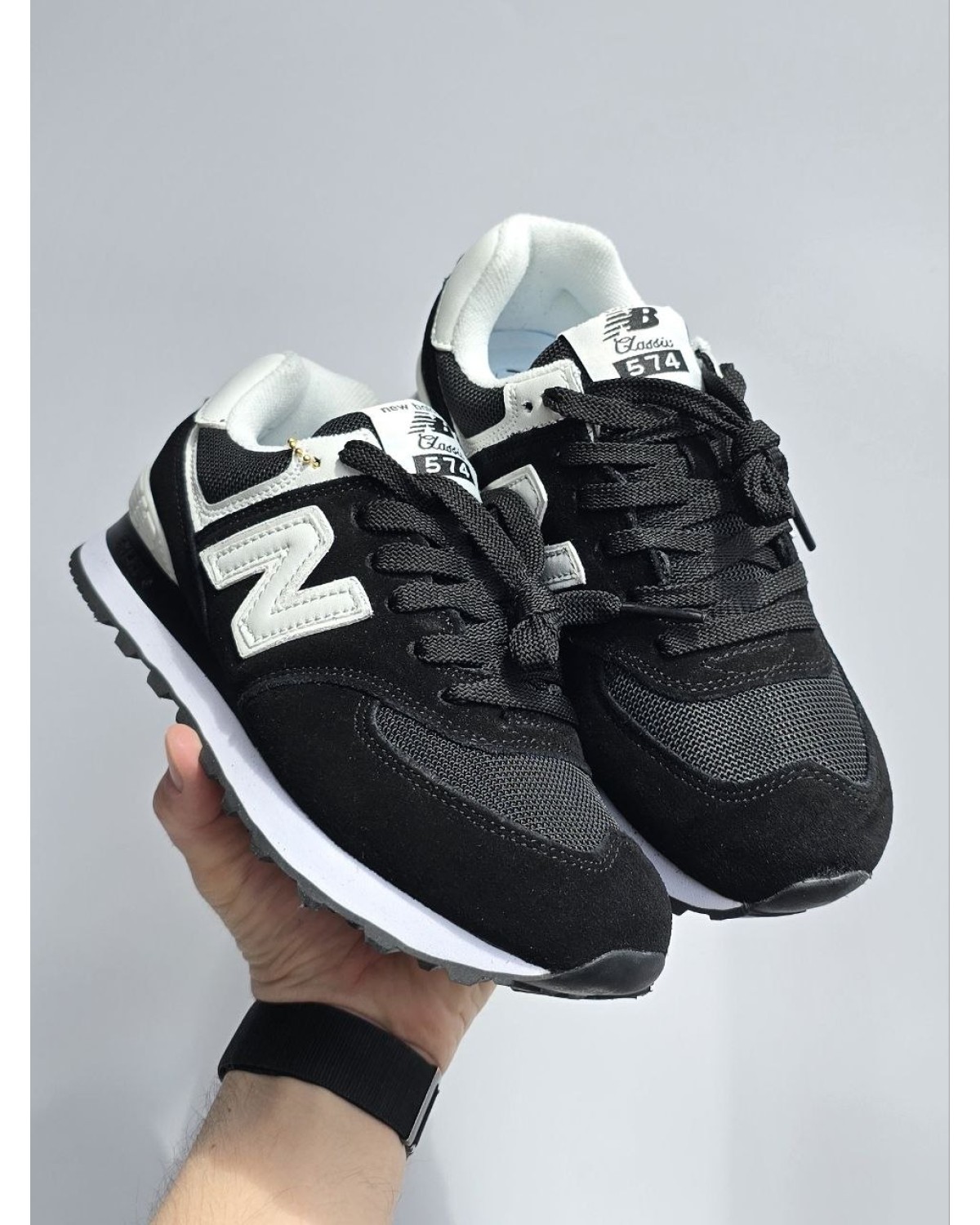 New Balance 574 Black/White