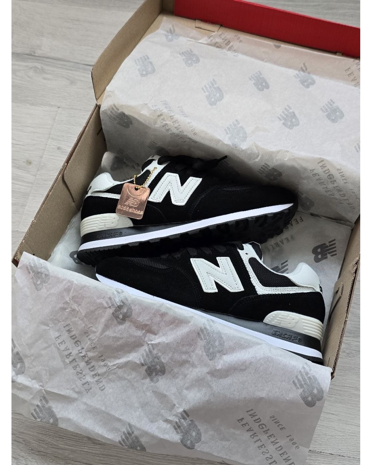 New Balance 574 Black/White