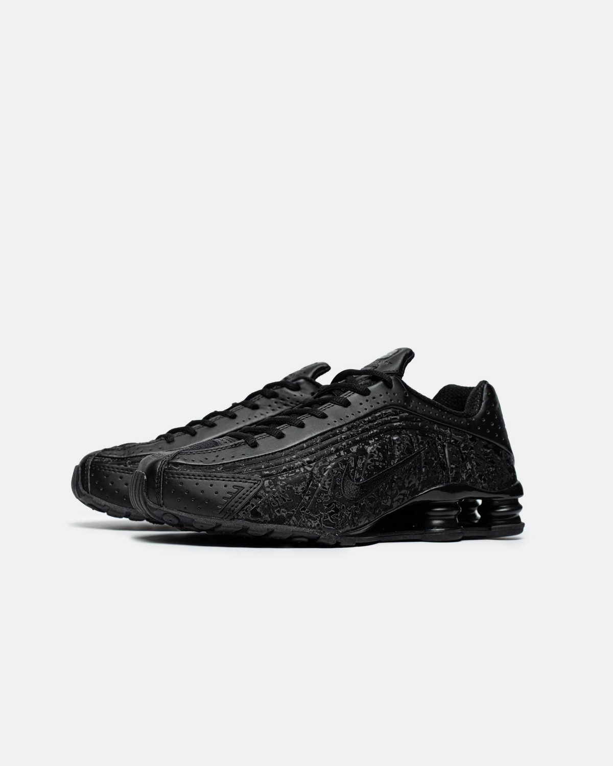 Nike Shox R4 Black Smoke Grey