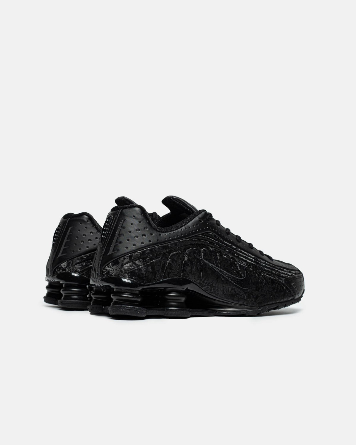 Nike Shox R4 Black Smoke Grey