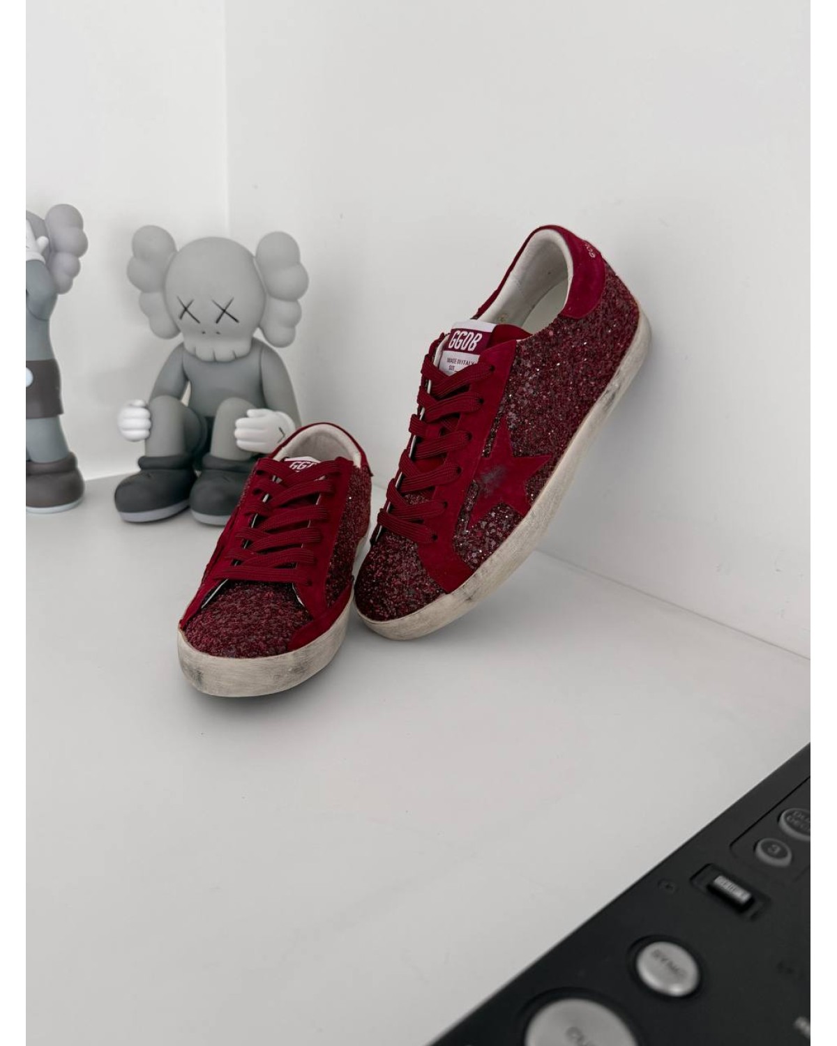 Golden Goose Super-Star Bordeaux Glitter ‘Dream Makers’