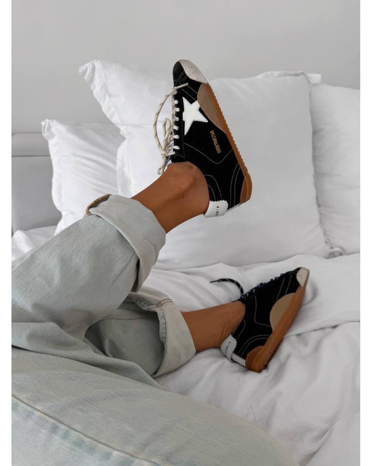 Golden Goose True Star Black White Golden Goose True Star Black White