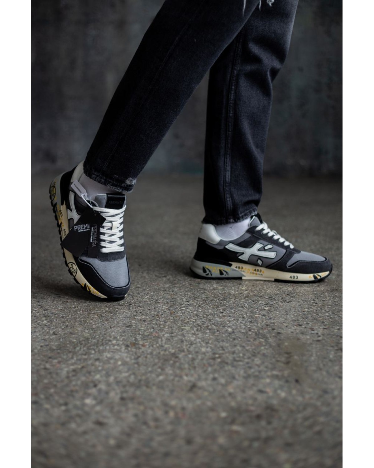 Premiata Mick Grey/Black