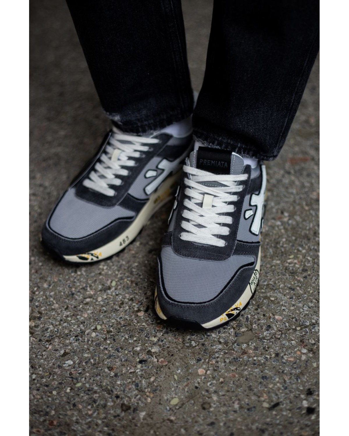 Premiata Mick Grey/Black