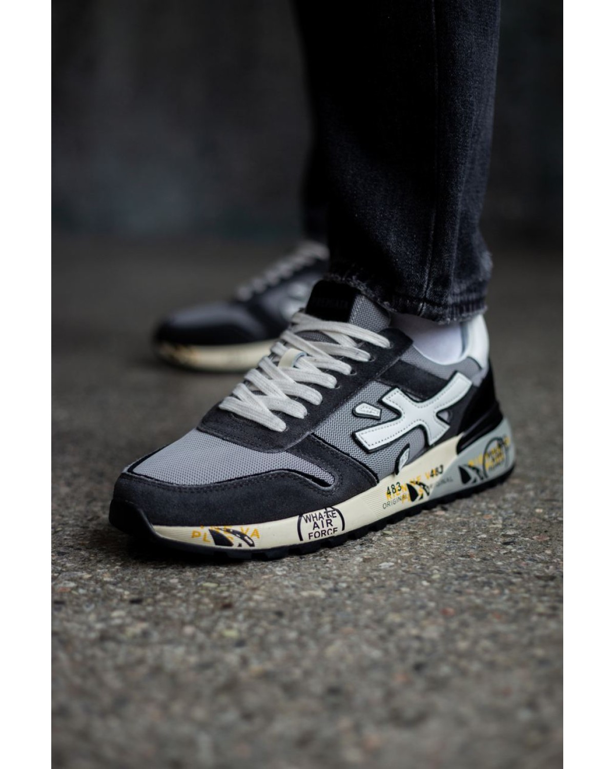 Premiata Mick Grey/Black