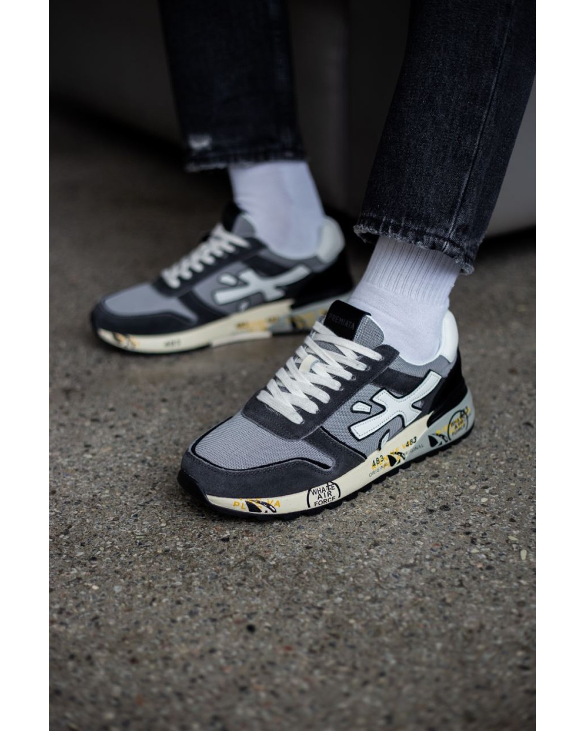 Premiata Mick Grey/Black