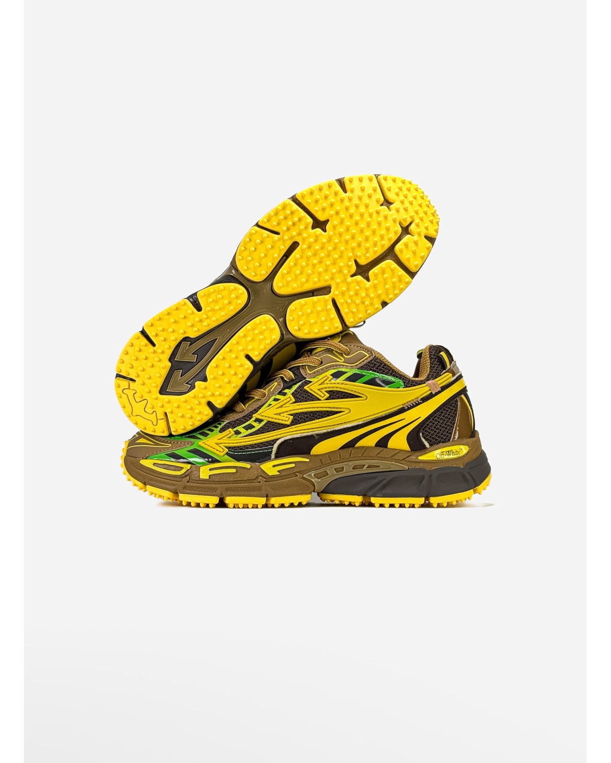Off-White Be Right Back Brown/Yellow