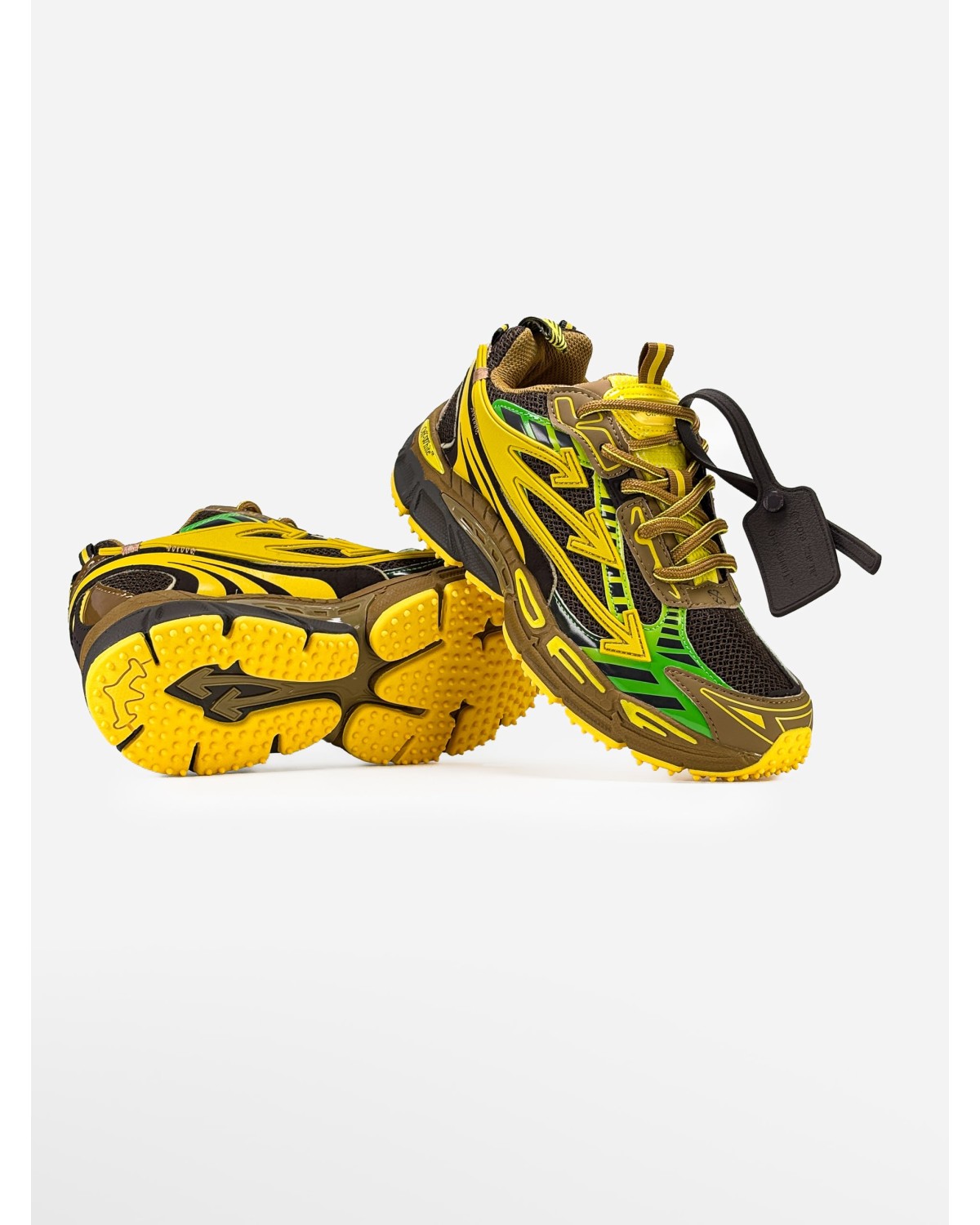 Off-White Be Right Back Brown/Yellow Off-White Be Right Back Brown/Yellow