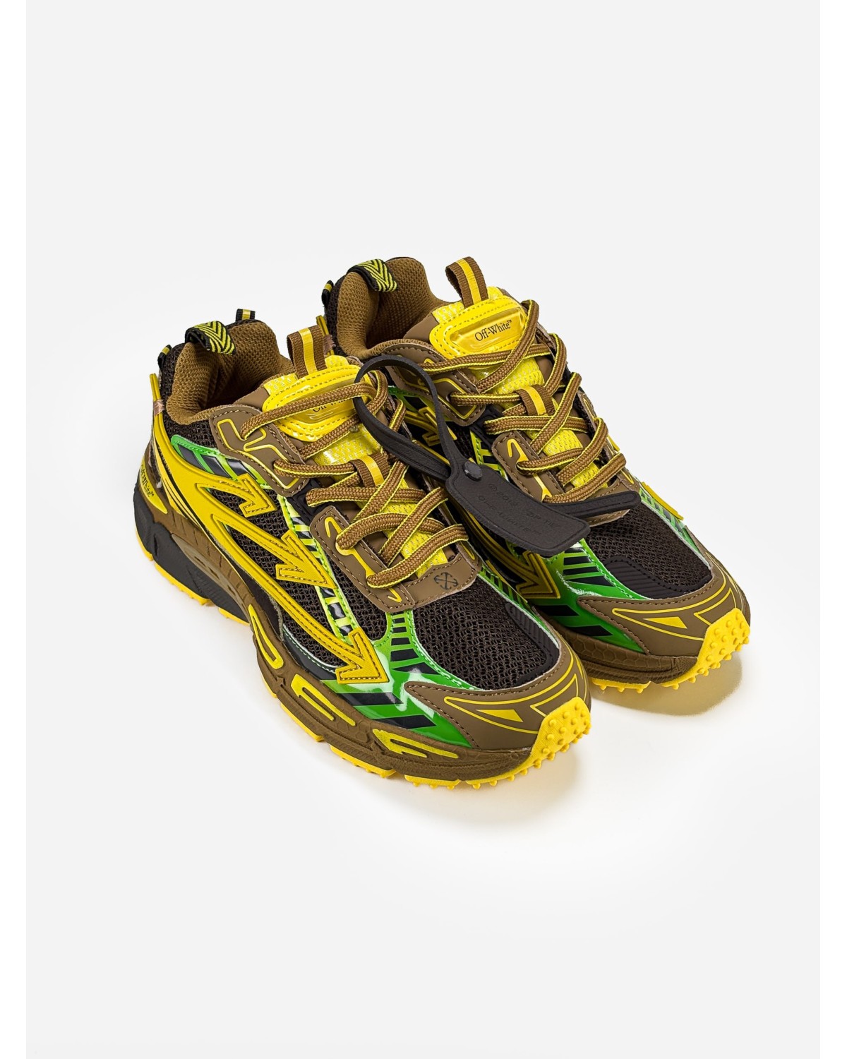 Off-White Be Right Back Brown/Yellow Off-White Be Right Back Brown/Yellow