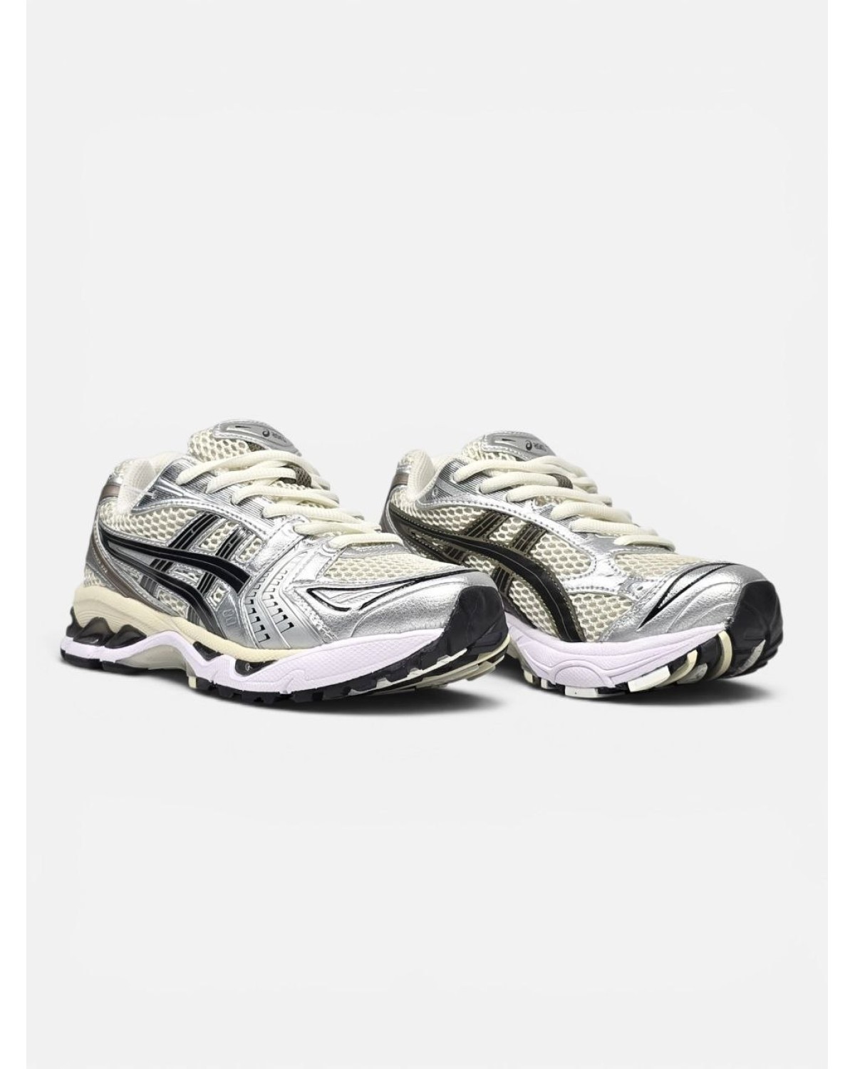 Asics Gel-Kayano14 White Black Silver