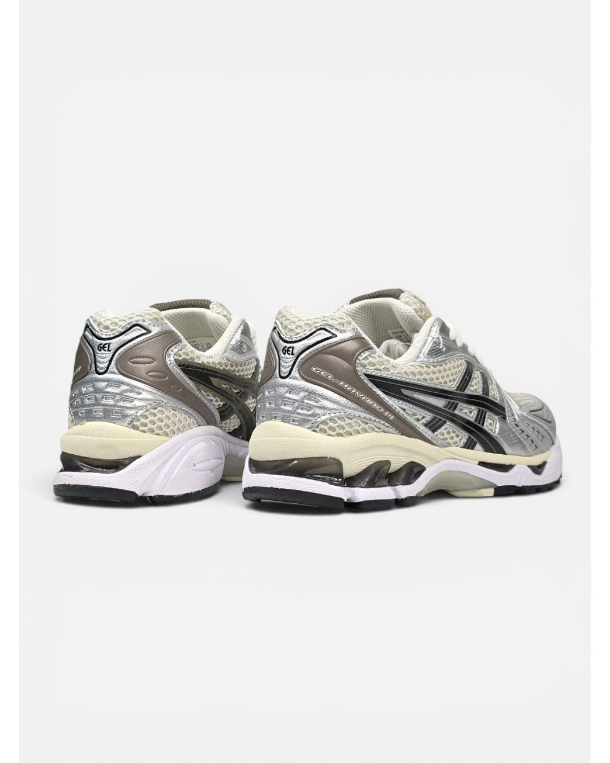 Asics Gel-Kayano14 White Black Silver