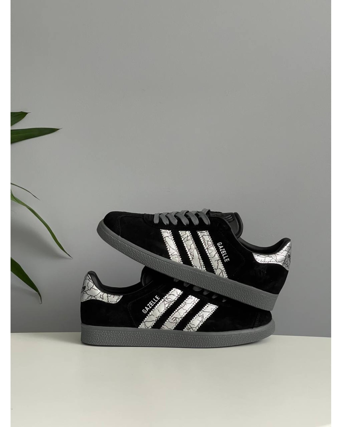 Adidas Gazelle Black Silver Adidas Gazelle Black Silver