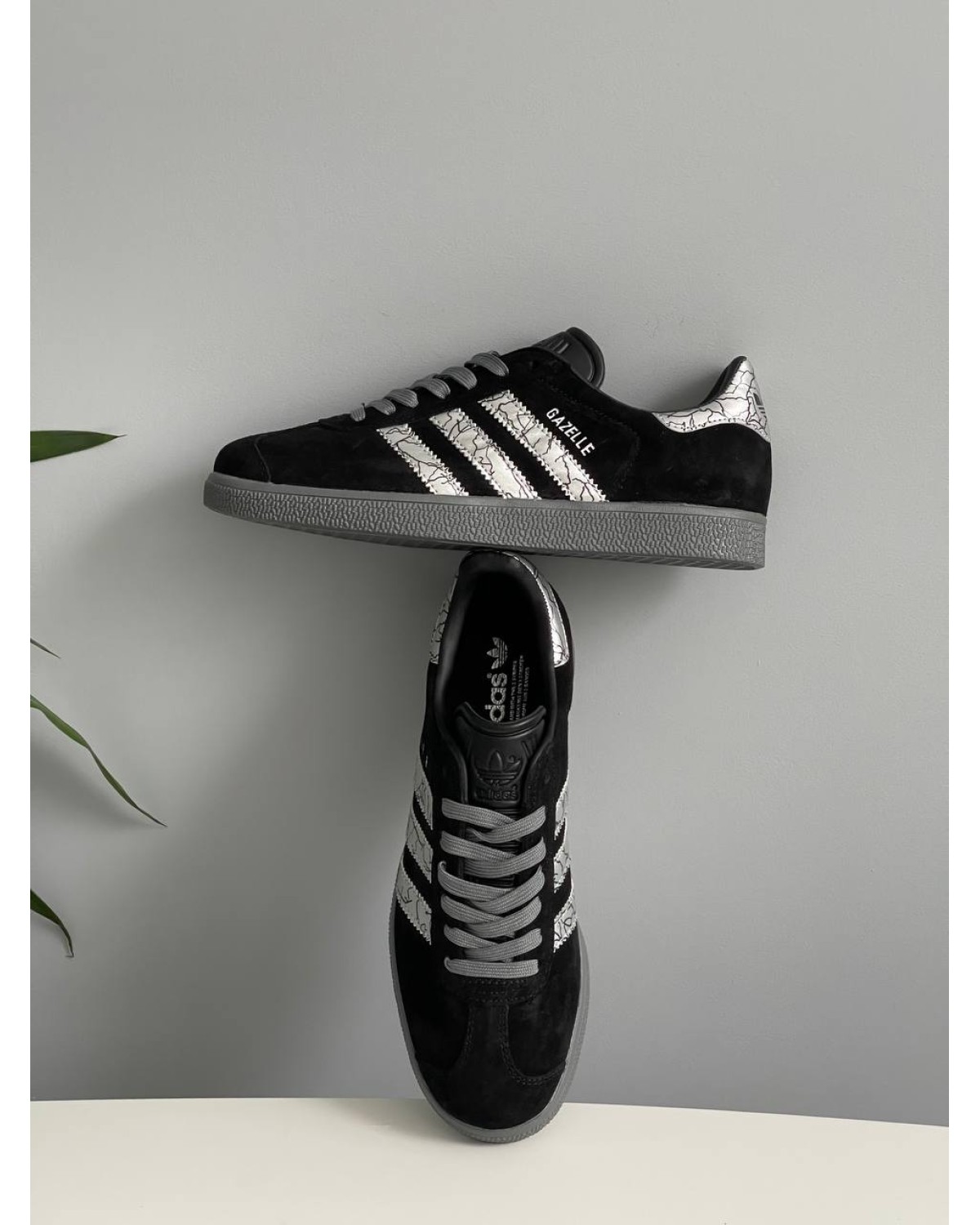 Adidas Gazelle Black Silver Adidas Gazelle Black Silver