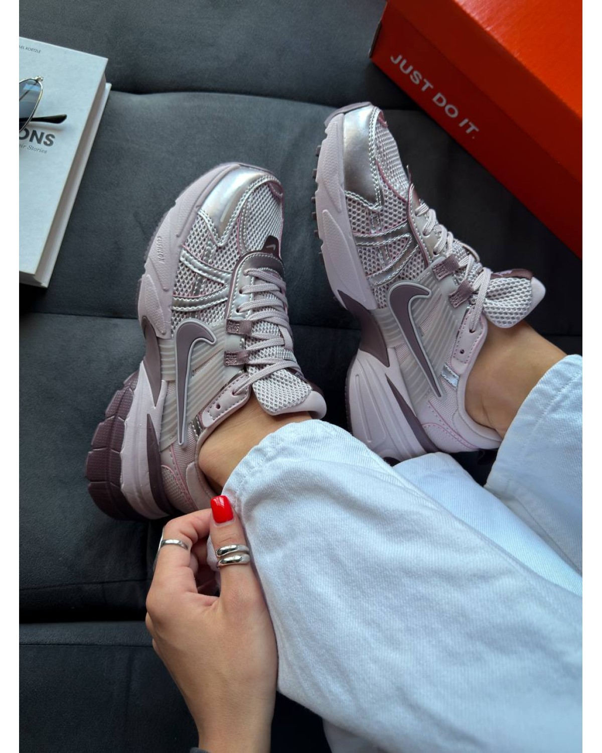 Nike V2K Runtekk Platinum Grey