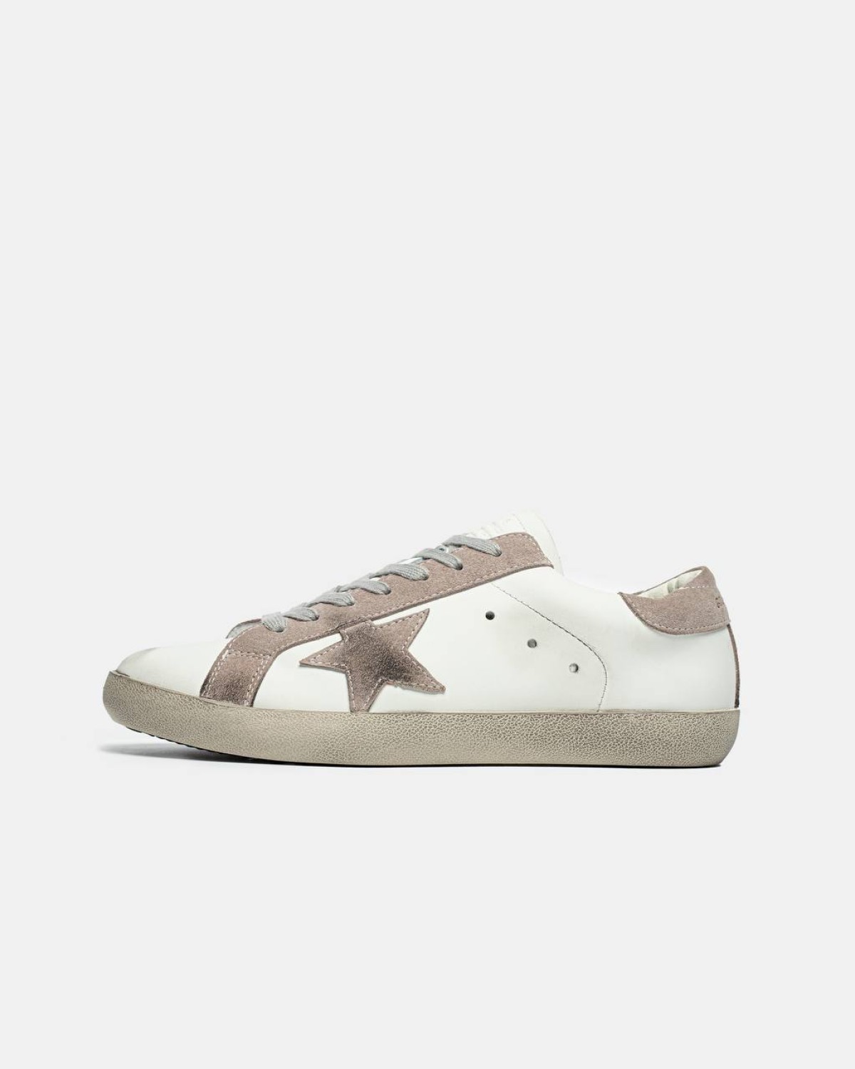 Golden Goose White Beige