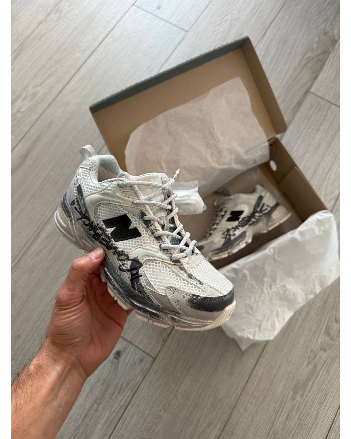 New Balance 530 Custom Retro Cream Grey
