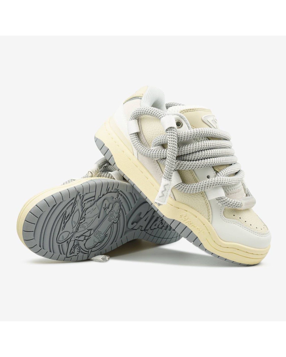 Cat&Sofa Beige White Rope Laces Cat&Sofa Beige White Rope Laces