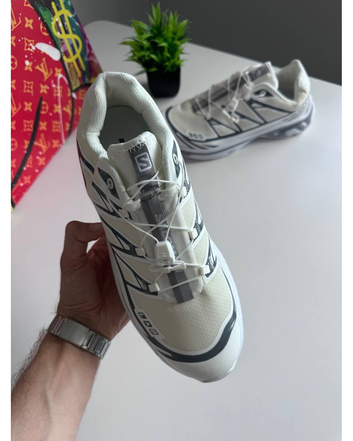 Salomon XT-6 GTX White Grey