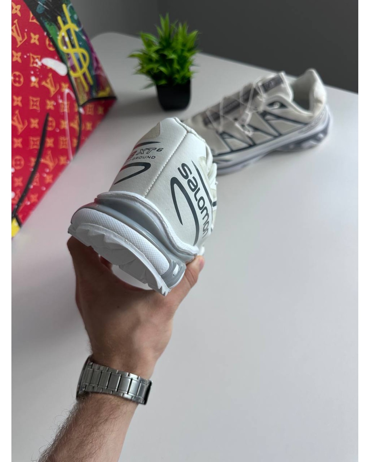 Salomon XT-6 GTX White Grey Salomon XT-6 GTX White Grey
