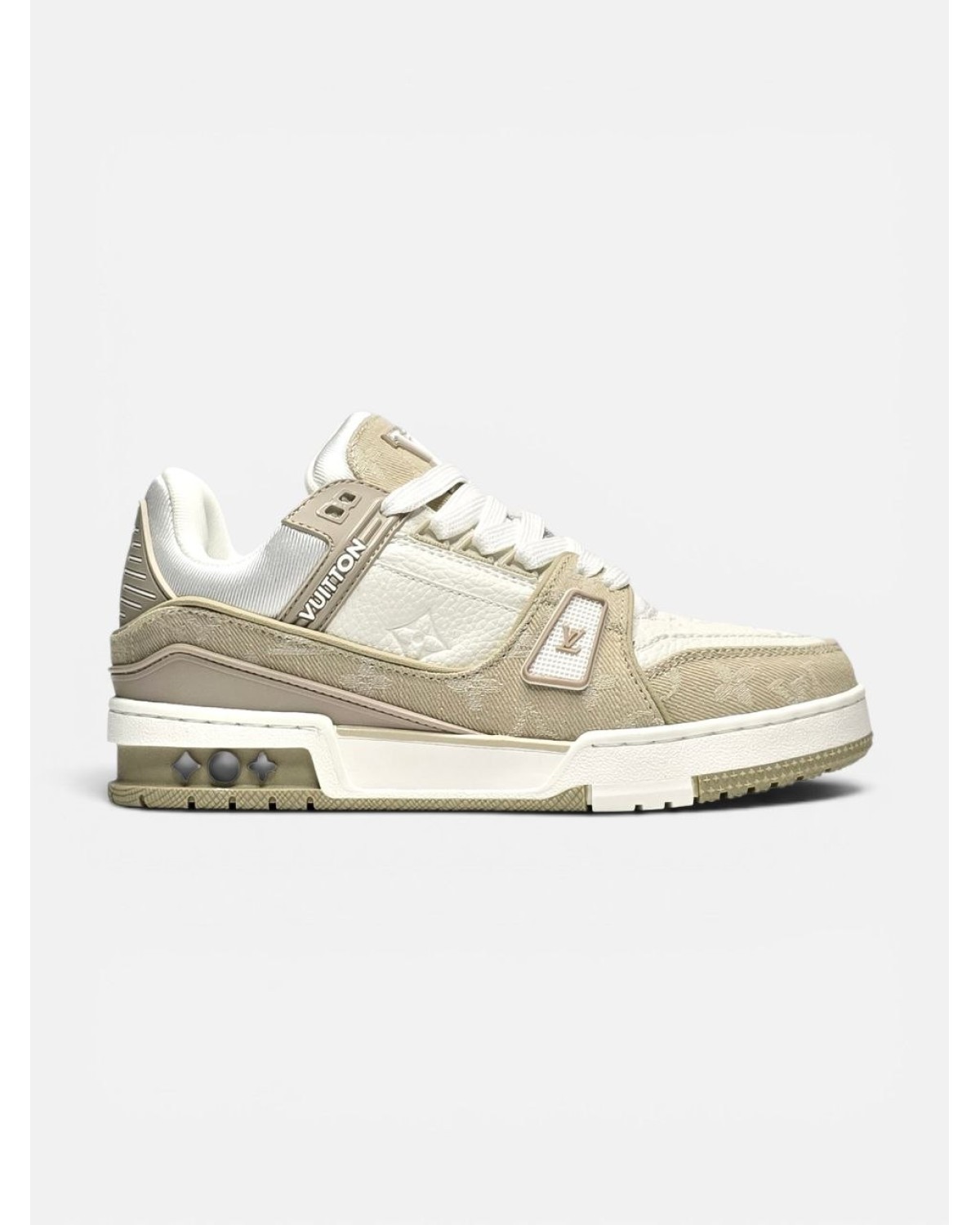 Louis Vuitton Trainer Beige White