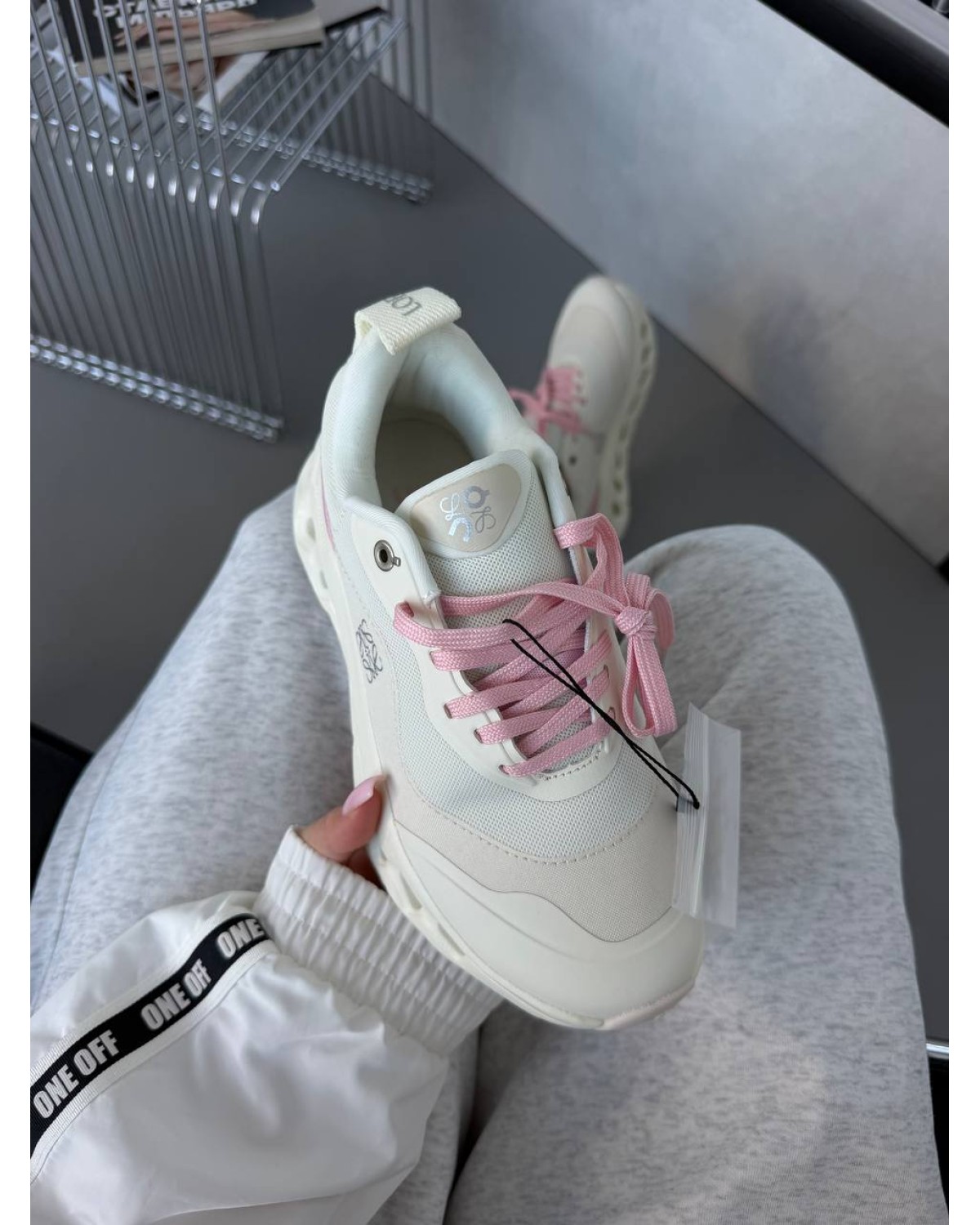 On Cloudtilt x Loewe Cream / Pink