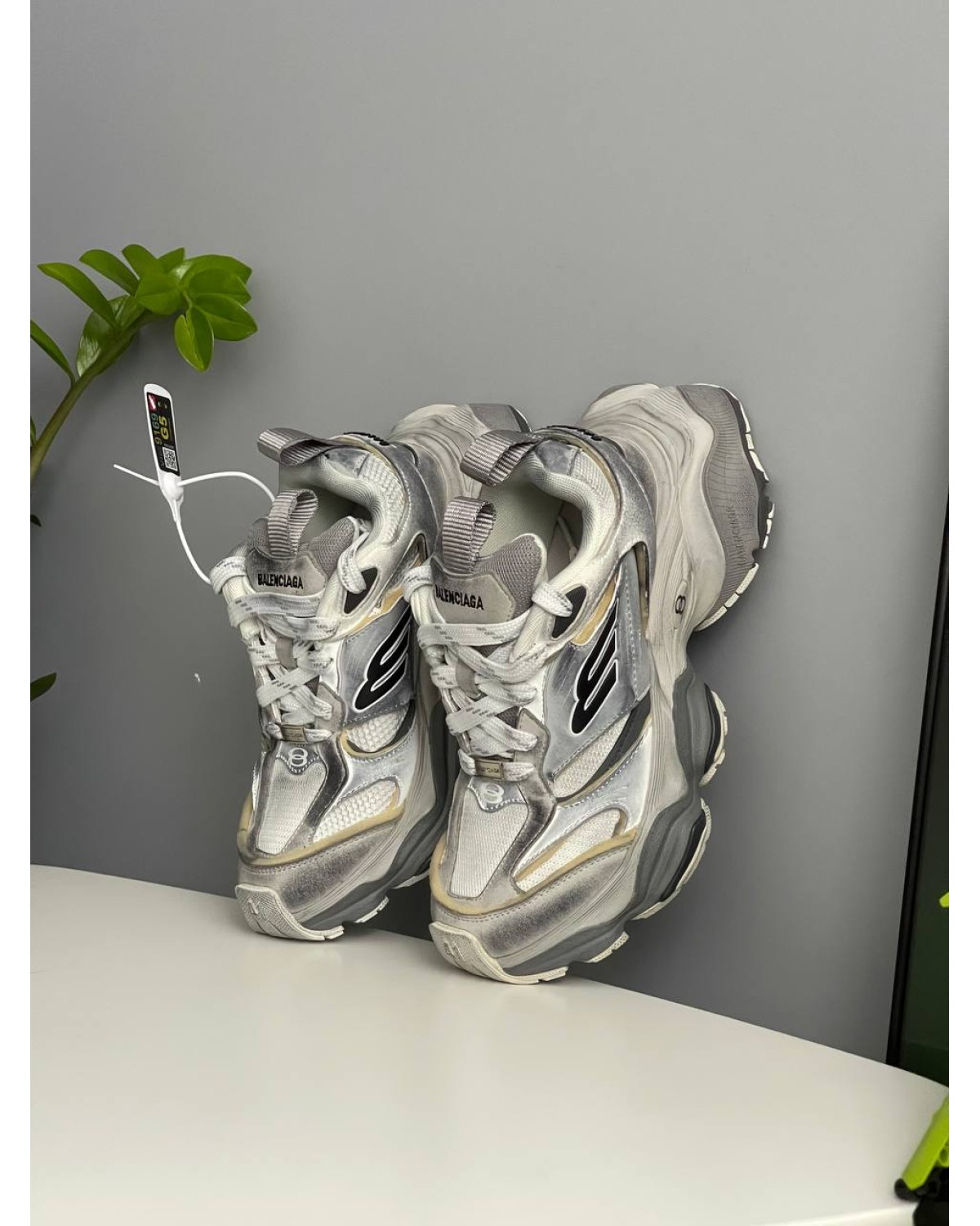 Balenciaga Cargo Sneaker 'Grey Blue'