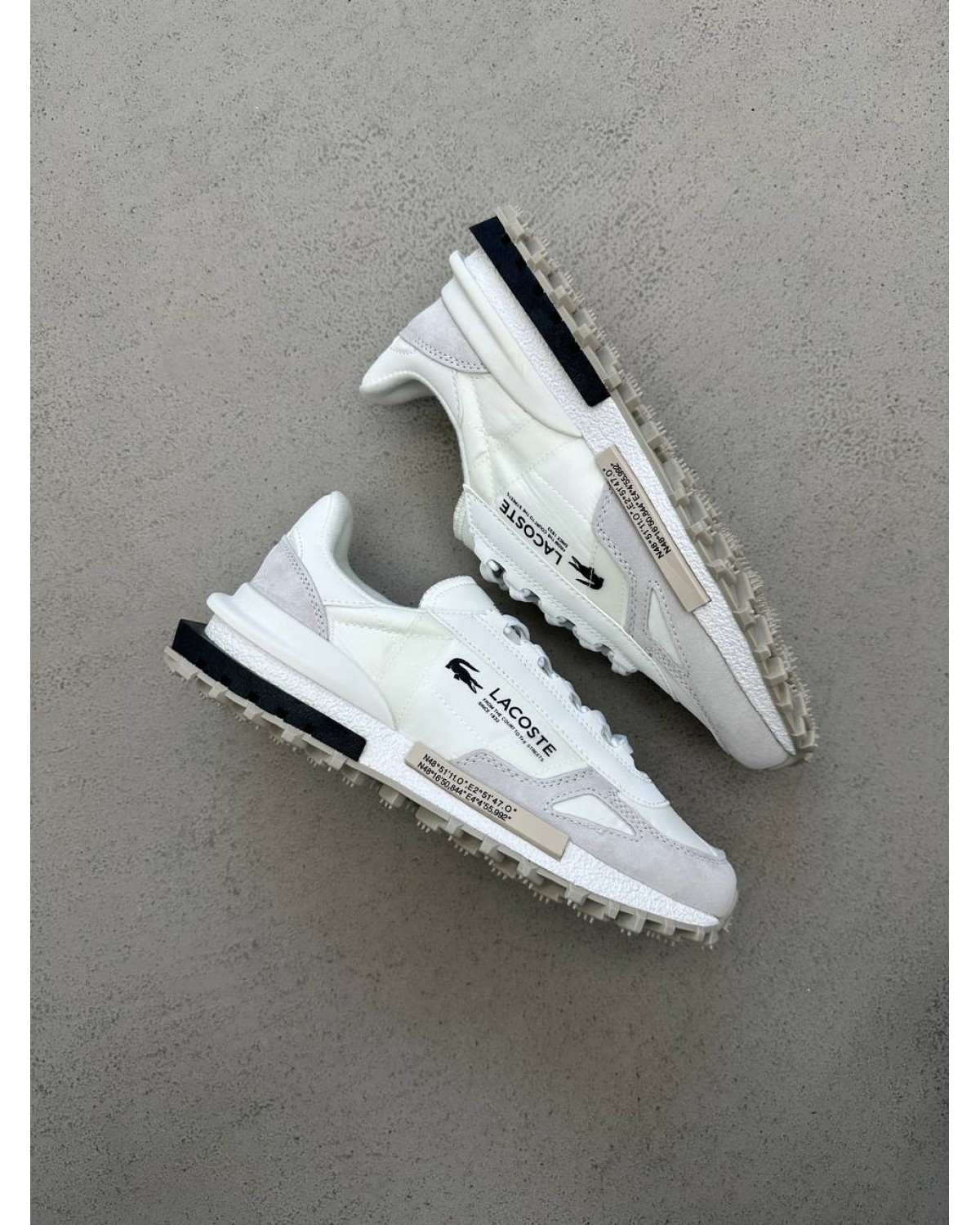 Lacoste Elite Active White Black