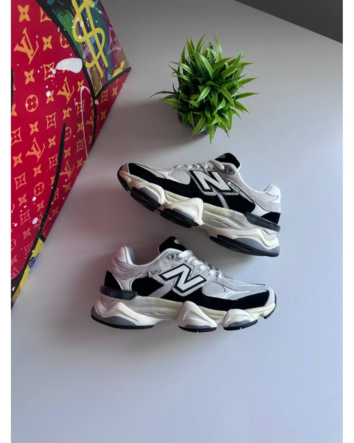 New Balance 9060 Light Grey Black New Balance 9060 Light Grey Black