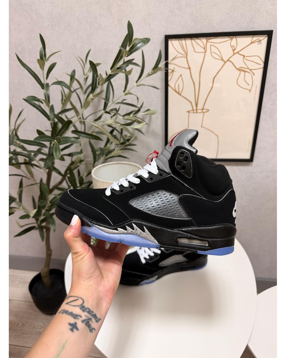 Nike Air Jordan 5 Black/Blue V2