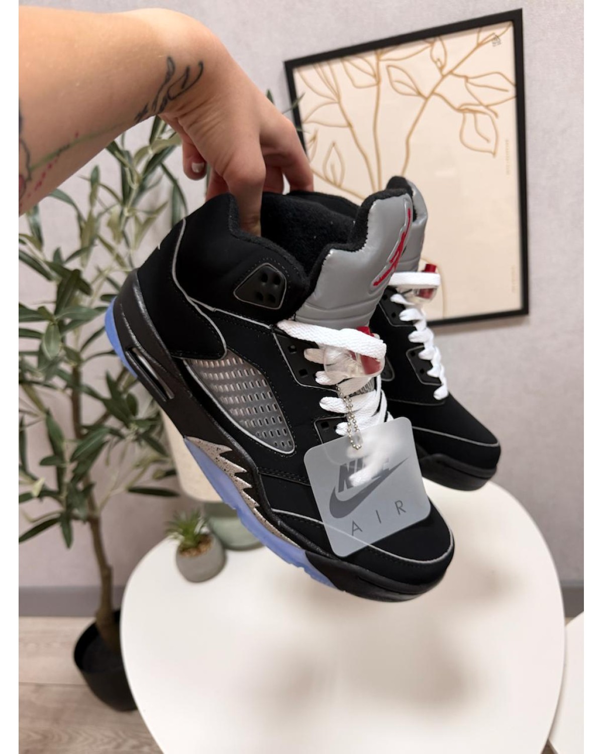 Nike Air Jordan 5 Black/Blue V2