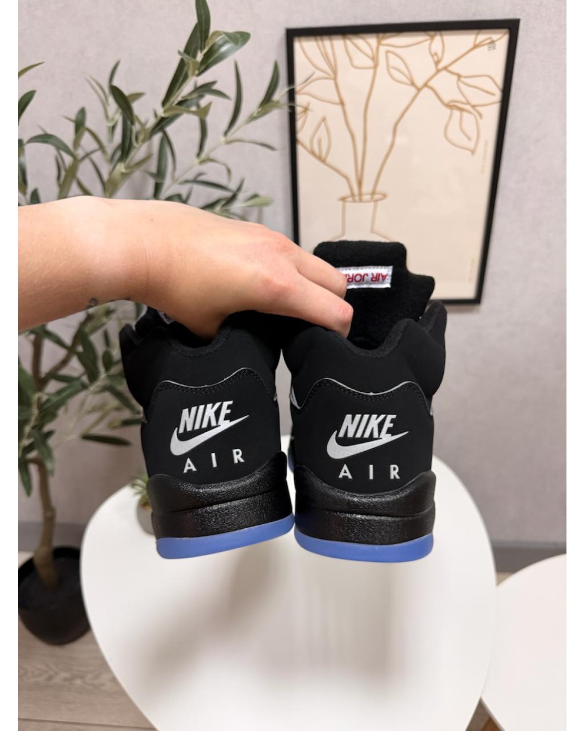 Nike Air Jordan 5 Black/Blue V2
