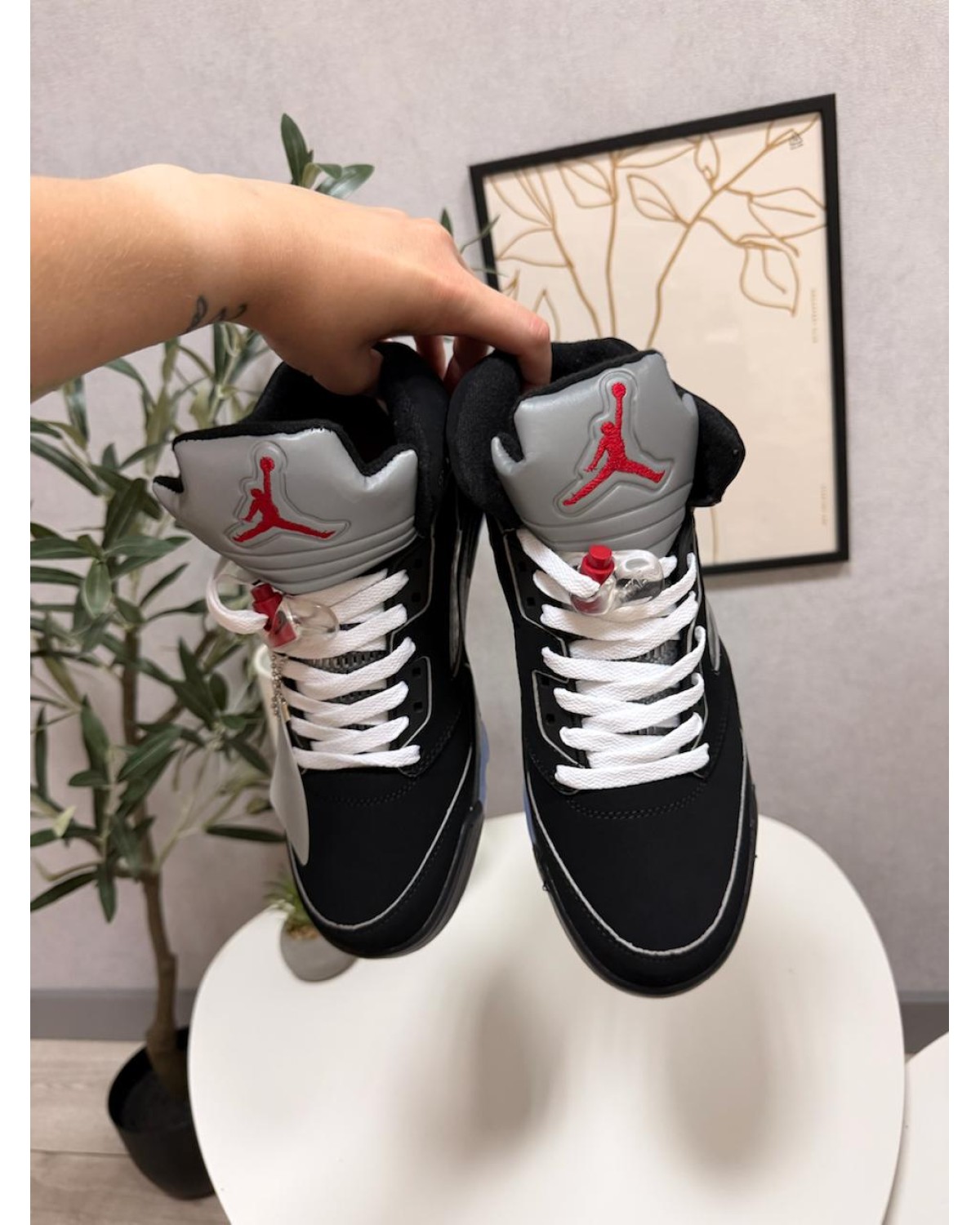 Nike Air Jordan 5 Black/Blue V2