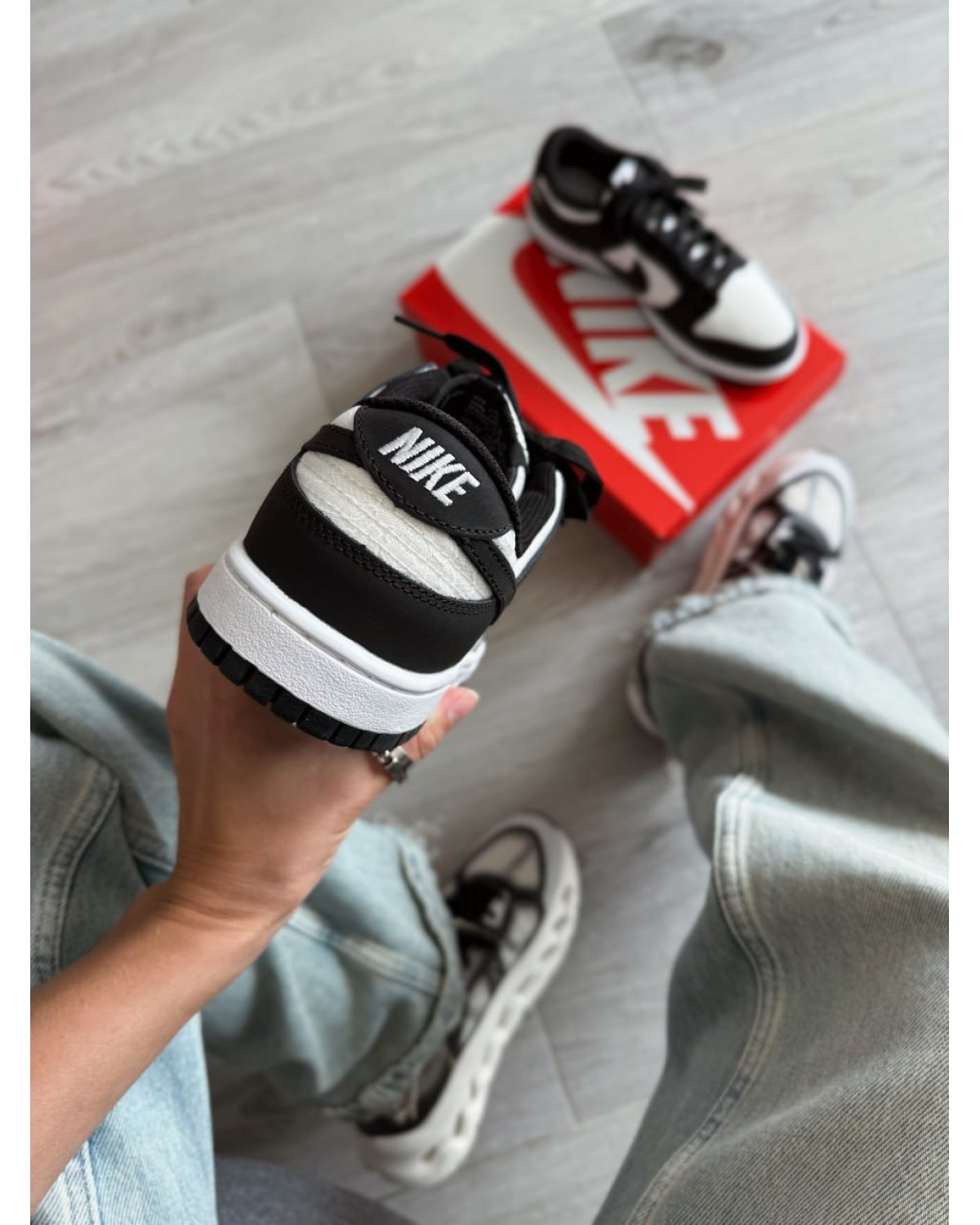 Nike Dunk Low Lace Pack Black White