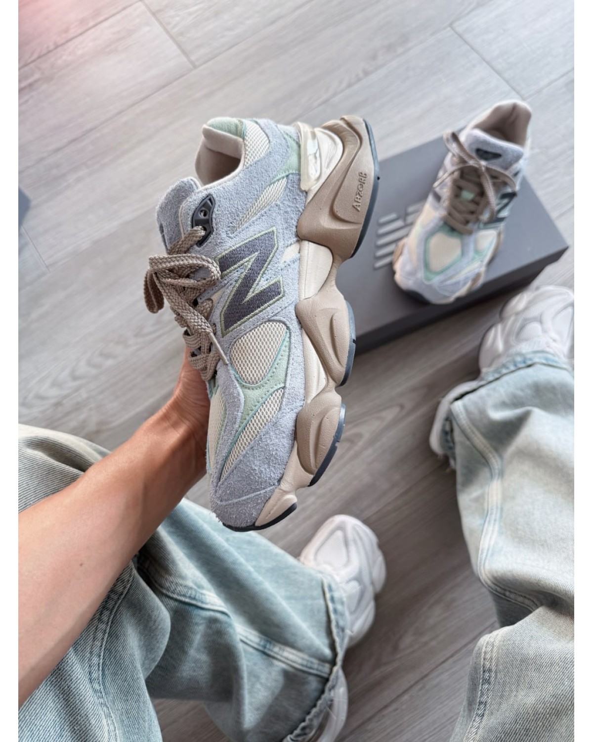 New Balance 9060 Arctic Grey Linen