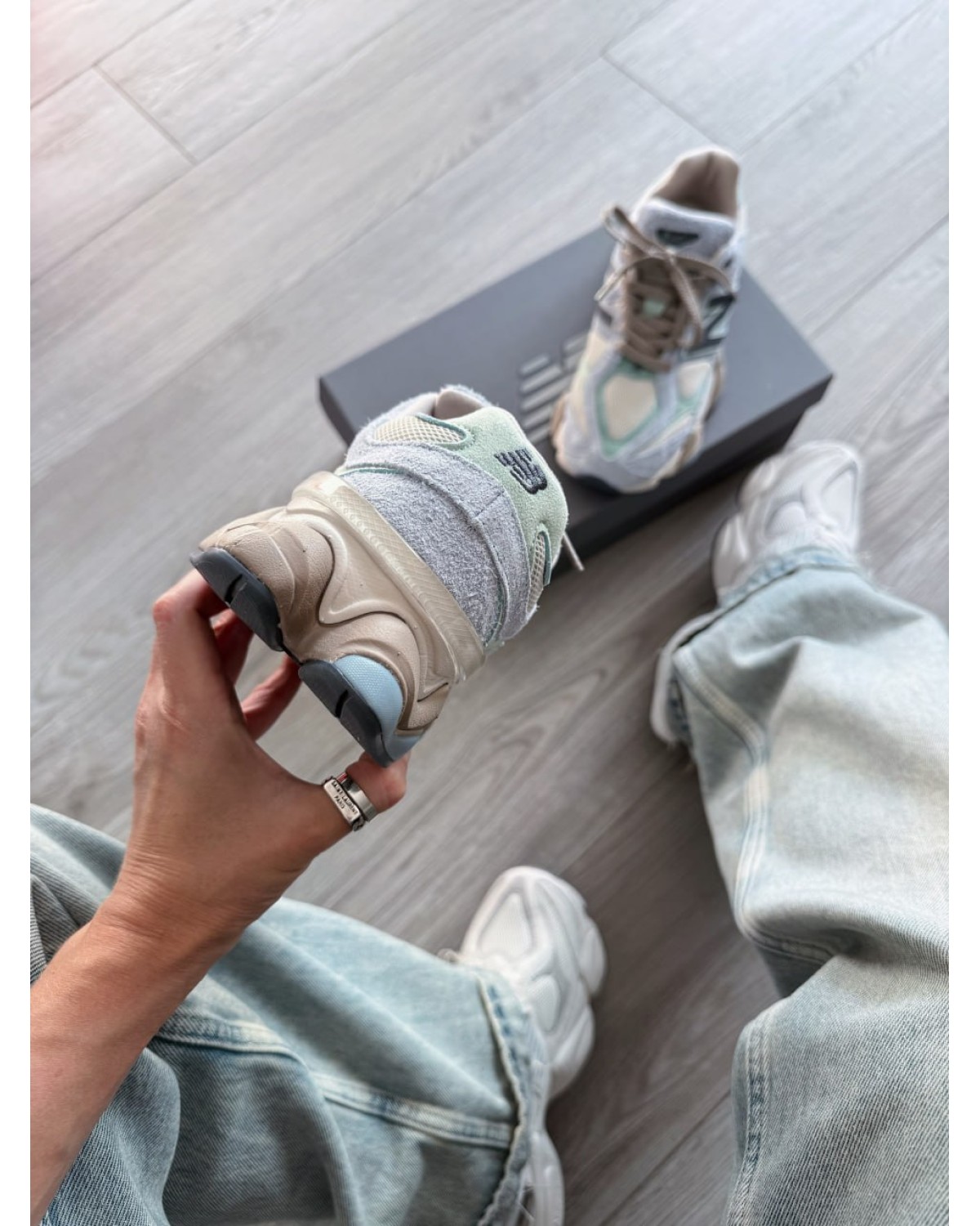 New Balance 9060 Arctic Grey Linen