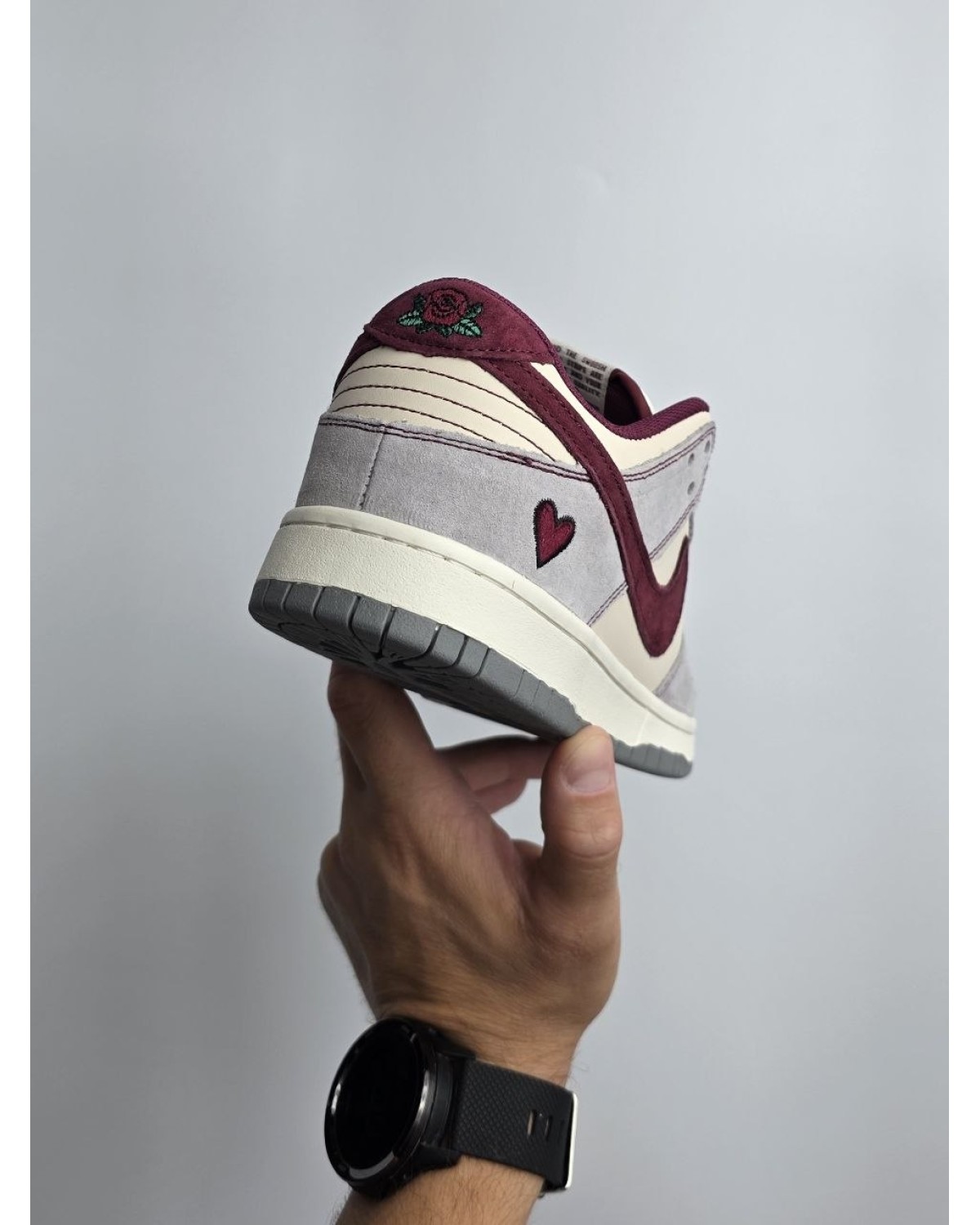 Nike SB Dunk  Grey Cream Burgundy
