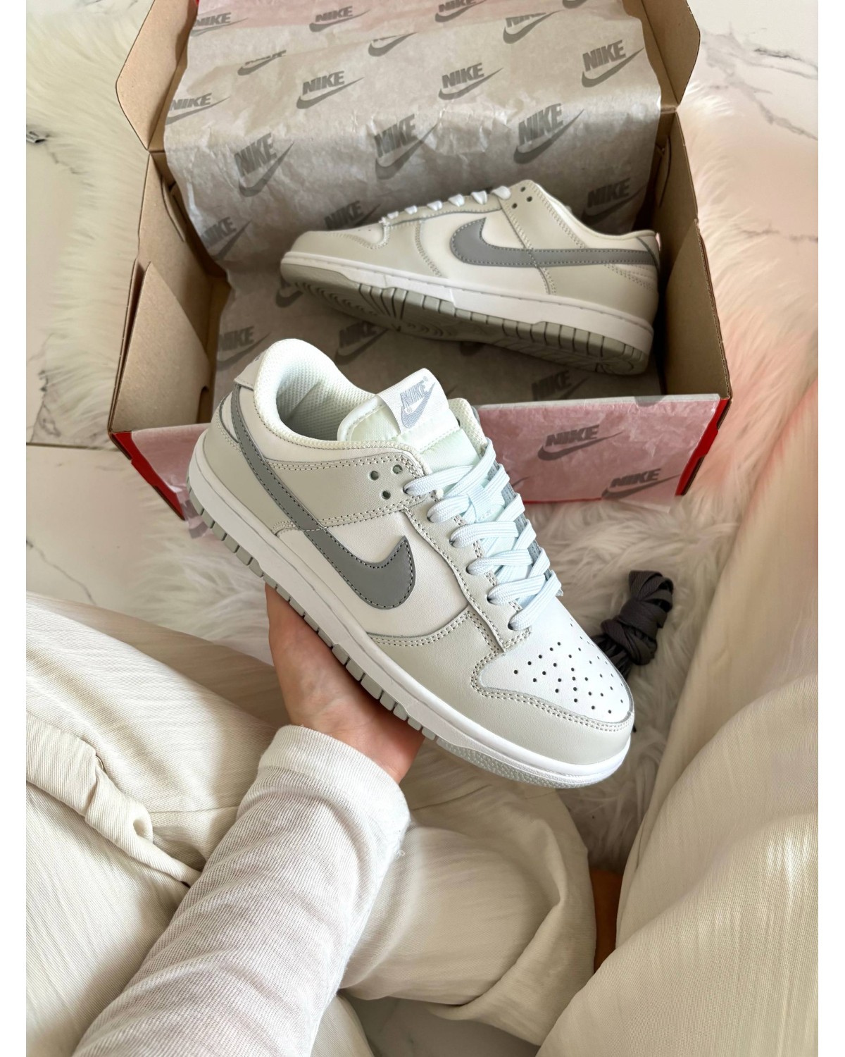 Nike Dunk Low White Grey Nike Dunk Low White Grey