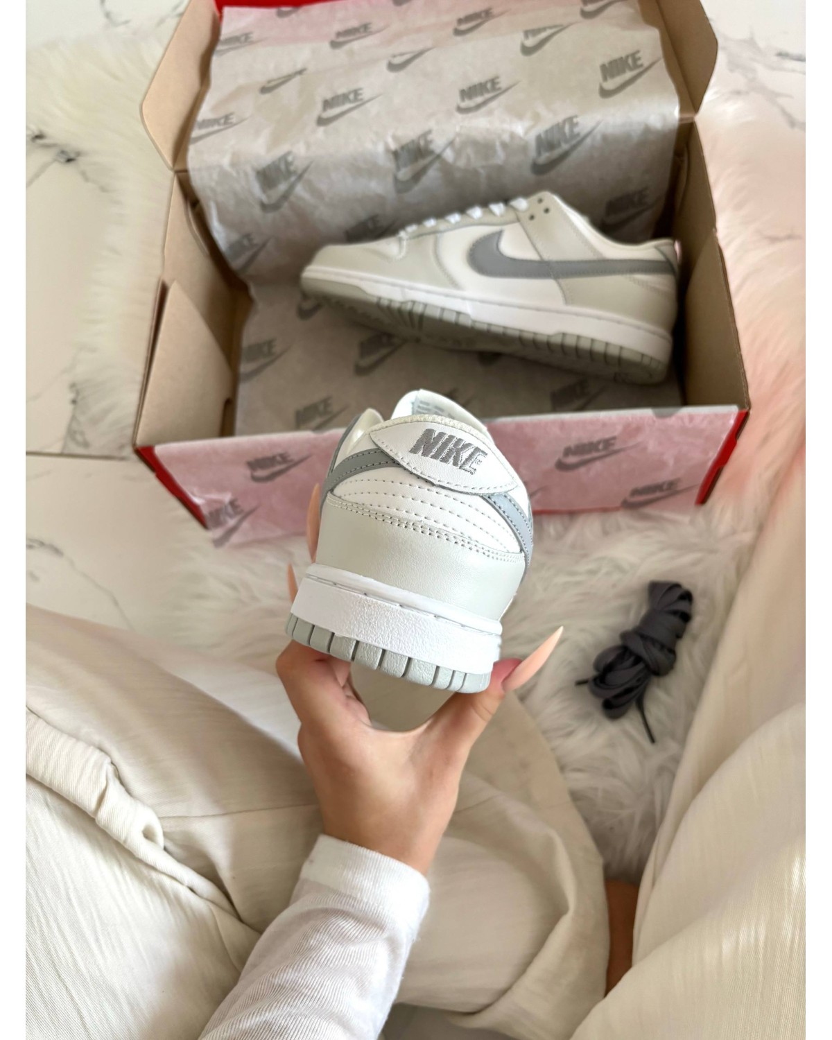 Nike Dunk Low White Grey Nike Dunk Low White Grey