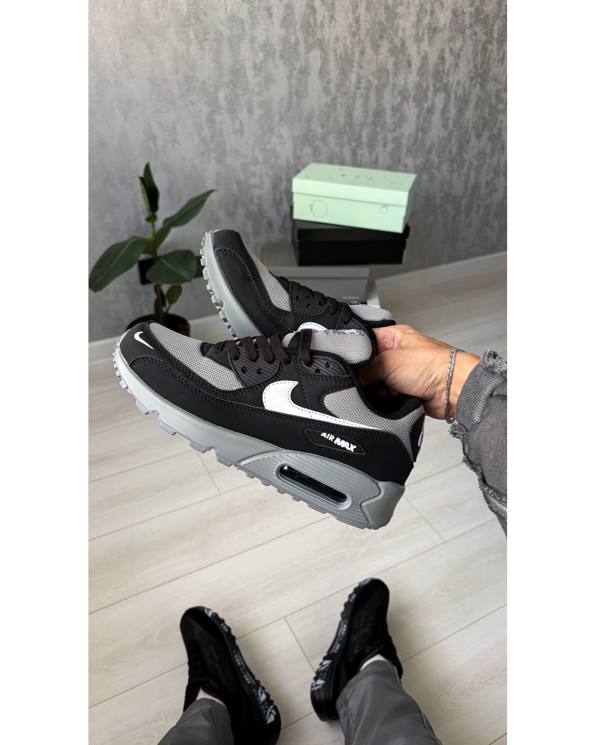 Nike Air Max 90 JD Black/Photon Dust/Smoke Grey