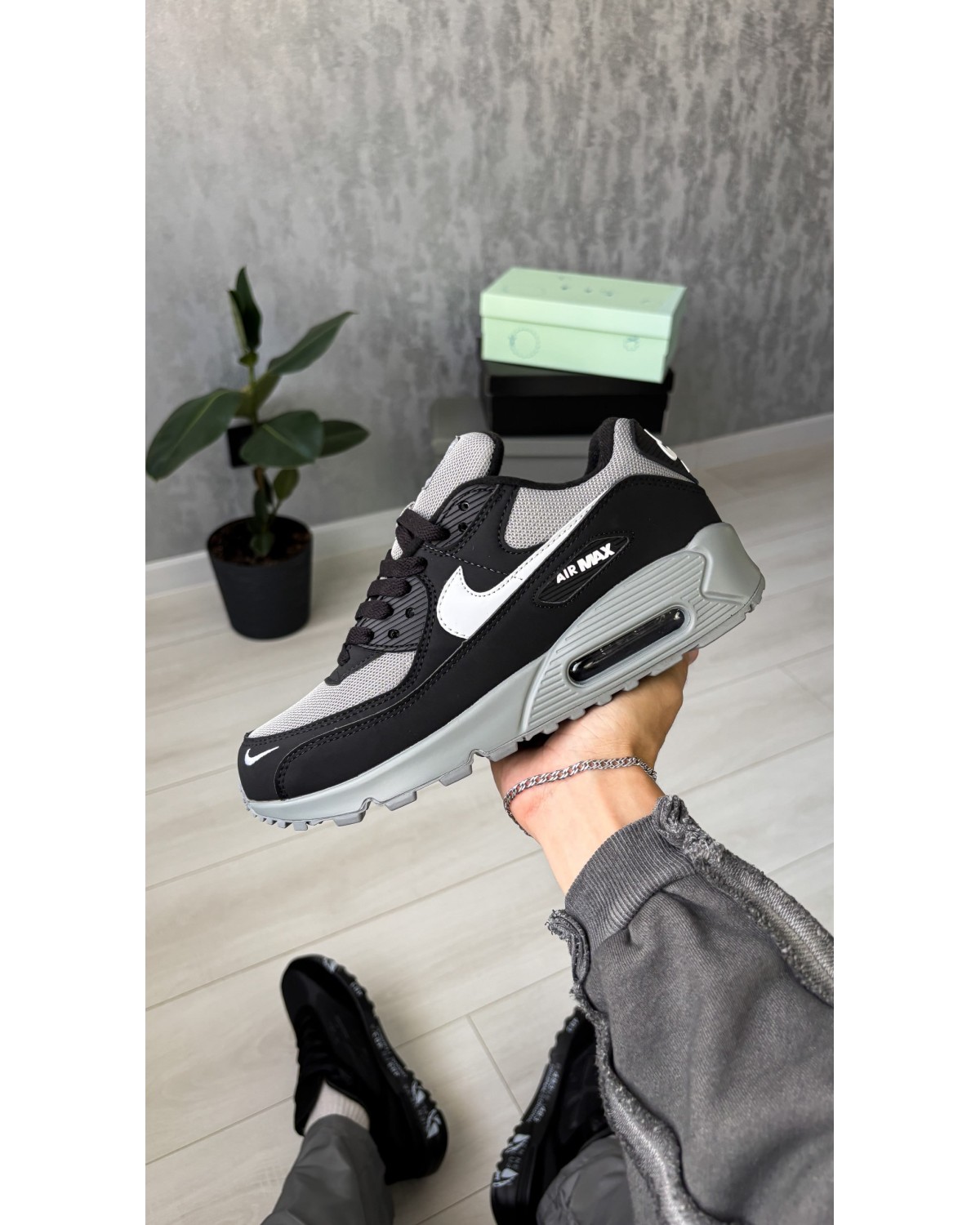 Nike Air Max 90 JD Black/Photon Dust/Smoke Grey