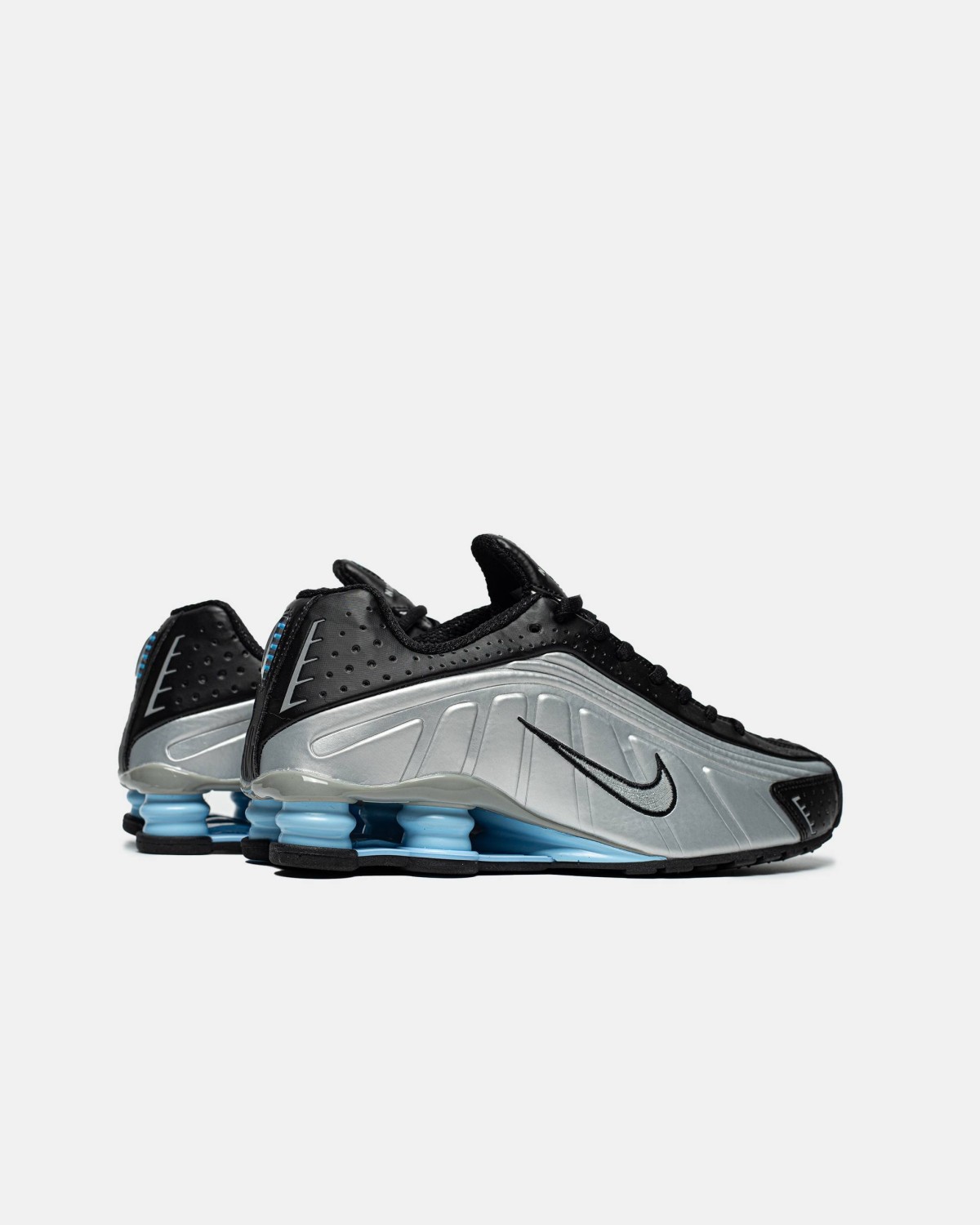 Nike Shox r4 Silver Blue
